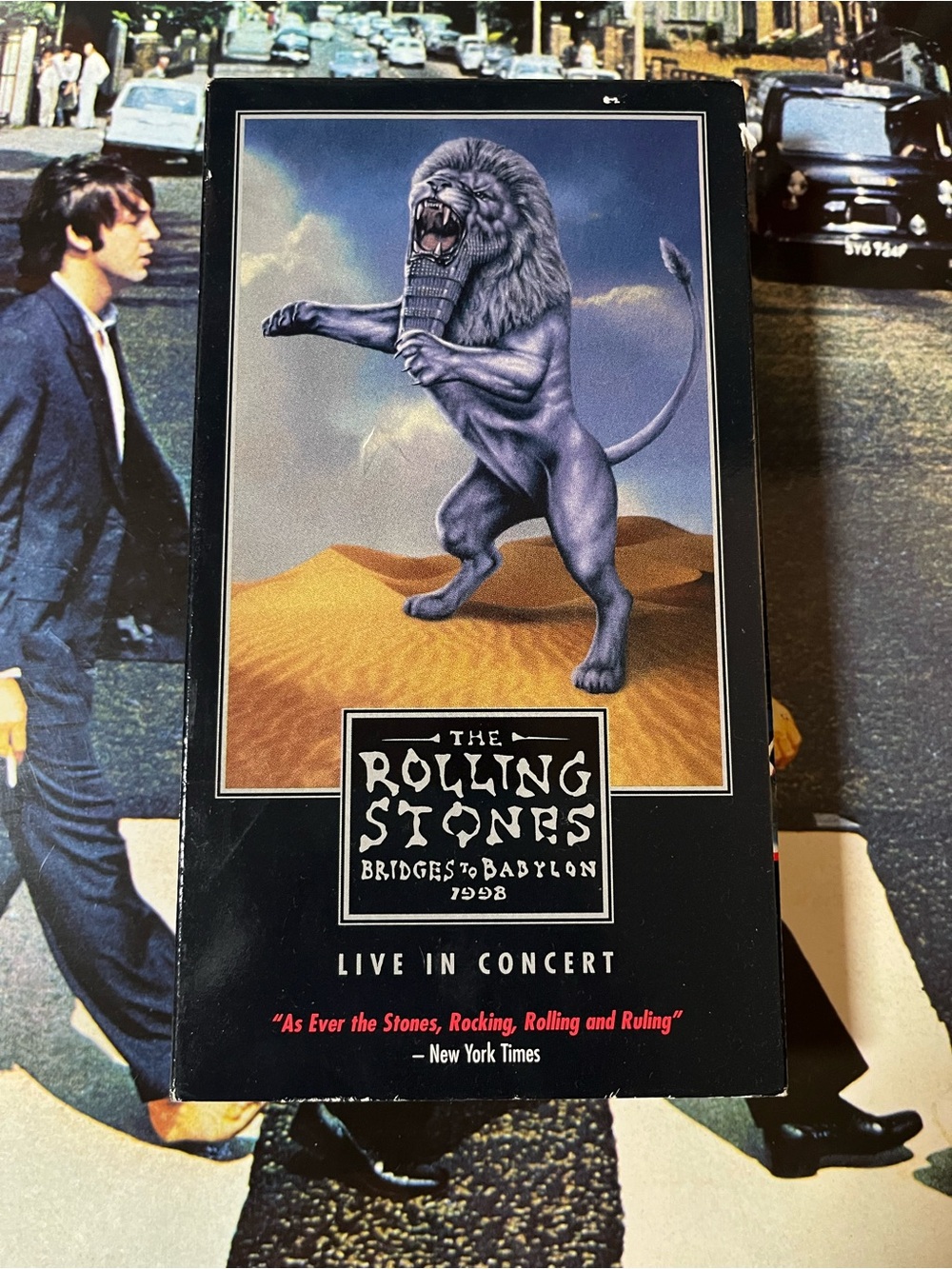 The Rolling Stones Bridges to Babylon 1998 live in concert VHS movie tape